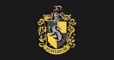 Hufflepuff house crest - Hufflepuff - Sticker | TeePublic