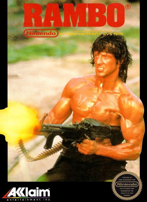 The video game (video game 2014). Rambo for NES (1987) - MobyGames