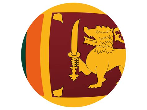 Sri Lanka Round Flag Icon Png Transparent Icon