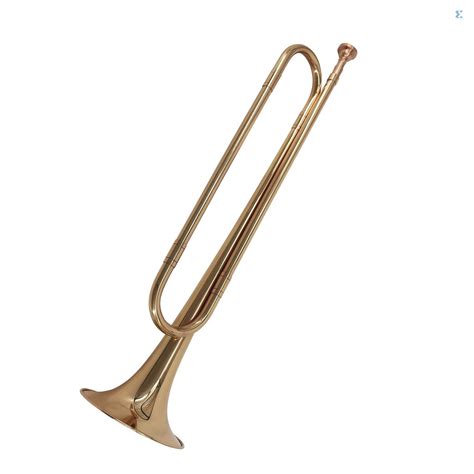 Rcfans B Flat Bugle Call Trumpet Brass Material With Mouthpiece For