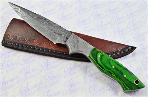 Knife Making Kit Damascus Steel Huntingbushcraft Knife Etsy