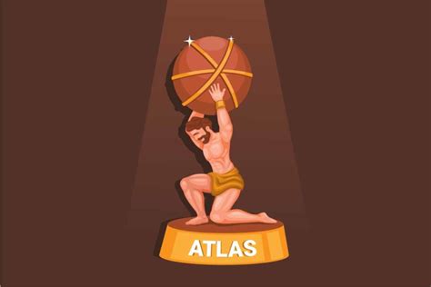 Greek Titan Atlas Carrying The World Statue Figure Greek Mythology