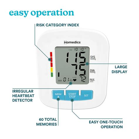 Homedics Upper Arm 300 Series Blood Pressure Monitor Ph
