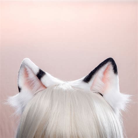 Kawaii Neko Earsmilk Cat Ears Headbandmilk Neko Ear Etsy