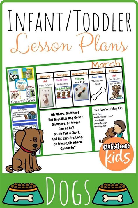 Pet Lesson Plan Lesson Plans For Toddlers Toddler Curriculum