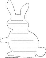 Téléchargez de superbes images gratuites sur bunny. Bunny Rabbit Coloring Page - Writing Paper with Lines