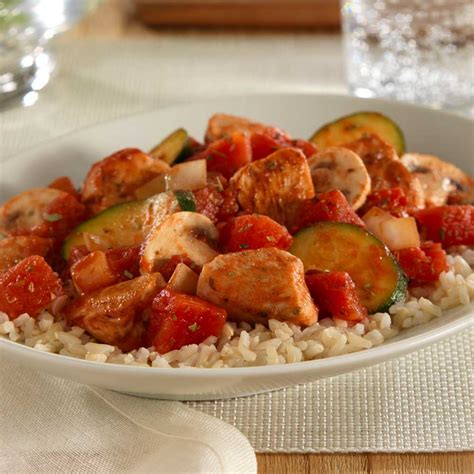 Chicken Cacciatore With Rice Ready Set Eat