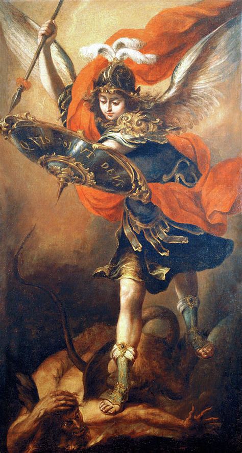 Saint Michael The Archangel Painting By Juan De Valdes Leal Pixels