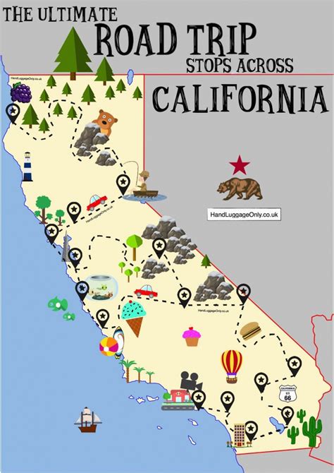 California Map For Kids Printable Maps
