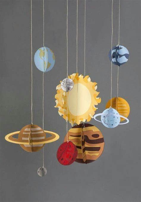 If you are not looking to do a messy solar system craft project, paper is your friend. Pin de Linda Melngaile em Skolai | Artesanato do sistema ...