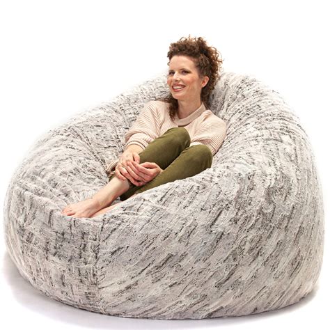 Soft to the touch and perfect for lying. Jaxx 6 Foot Cocoon - Large Bean Bag Chair for Adults ...