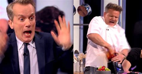 Gordon Ramsey Owns His Guest With A Terrifying Blender Prank Funny Video Ebaums World