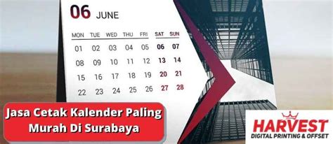 Jasa Cetak Kalender Paling Murah Di Surabaya Printing Harvest