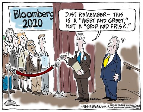 Political Cartoon Us Bloomberg 2020 Meet And Greet The Week