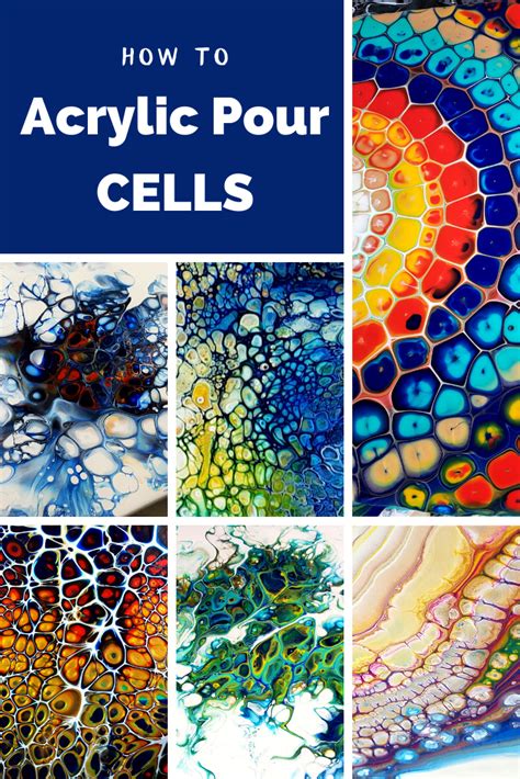 Fluid Art Cells Technique Compilation By Olga Soby From Smart Art