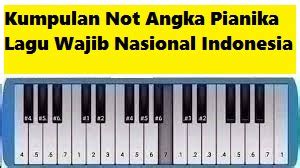 Kumpulan Not Angka Pianika Lagu Wajib Nasional Indonesia CalonPintar Com