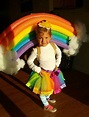 DIY RAINBOW COSTUME, cute toddler kids baby Halloween costumes, easy ...