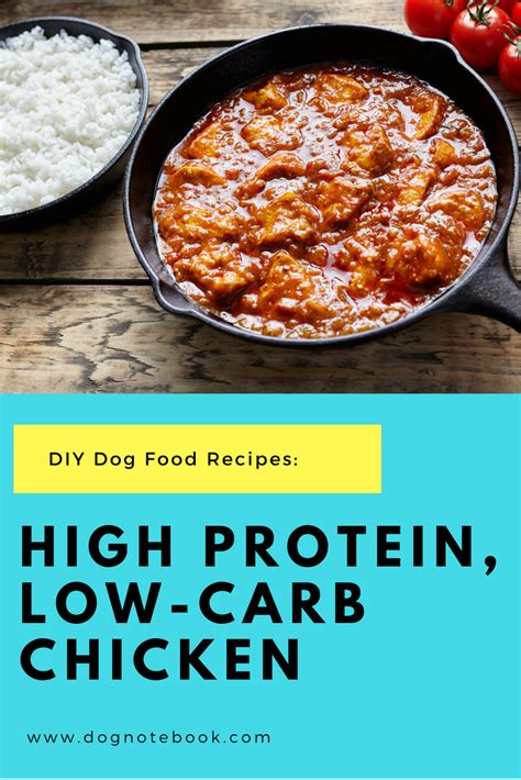 We know the risks of being overweight, but did you know that many of the risks to overweight humans are the same for overweight pets? DIY Dog Food Recipes: High Protein, Low-Carb Chicken - Dog ...