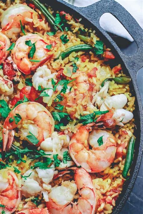 Easy Seafood Paella Recipe Full Tutorial The Mediterranean Dish