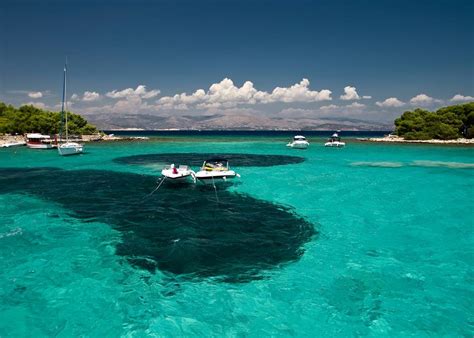 blue lagoon near trogir city croatia the great outdoors croatia places to visit