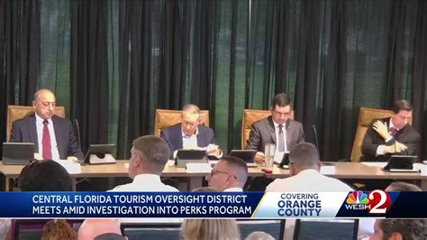 Central Florida Tourism Oversight District Meets Amid Investigation Into Perks Program
