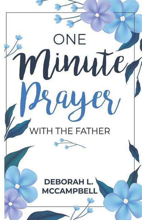 One Minute Prayer With The Father Paperback