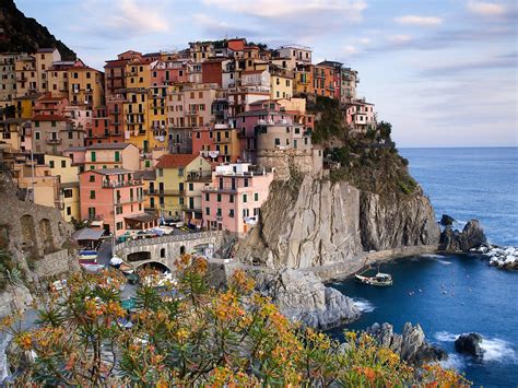 Wallpaper Landscape Sea Cityscape Italy Bay Rock Tourism Tower