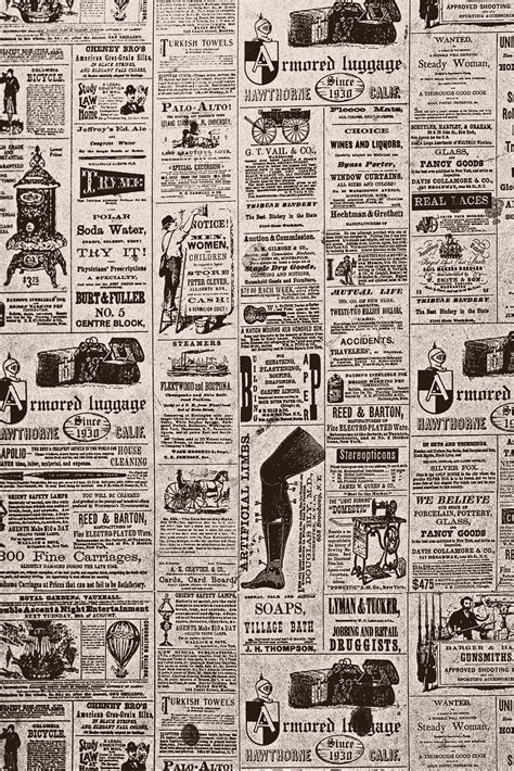 48 Old Newsprint Wallpaper Wallpapersafari