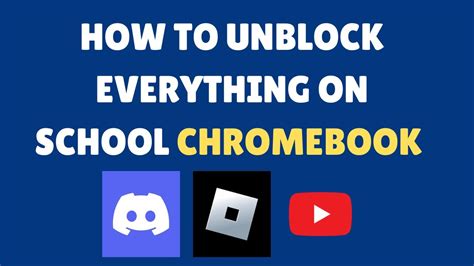 How To Unblock All Websites On A School Chromebook Youtube