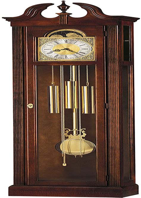 Howard Miller Hau Floor Clock 547 022 Windsor Cherry Vertical Home