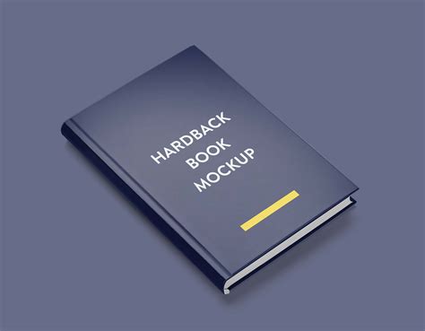 Free Hardback Book Mockup Psd
