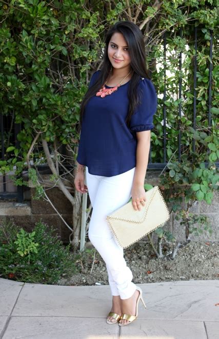 Outfit Of The Day Navy Blue Blouse