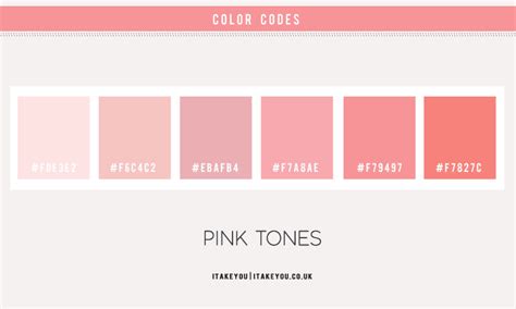 Color Inspiration Rose Pink Tones I Take You Wedding Readings