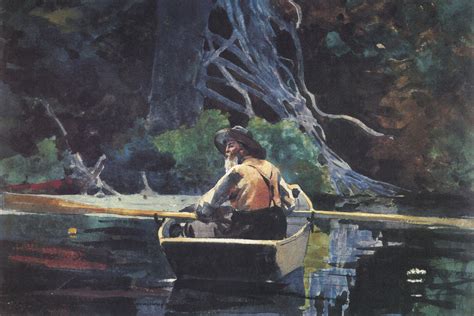 The Adirondack Guide 1894 Art Print By Winslow Homer Icanvas In 2021