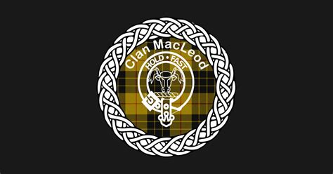 Clan Macleod Surname Last Name Tartan Crest Badge