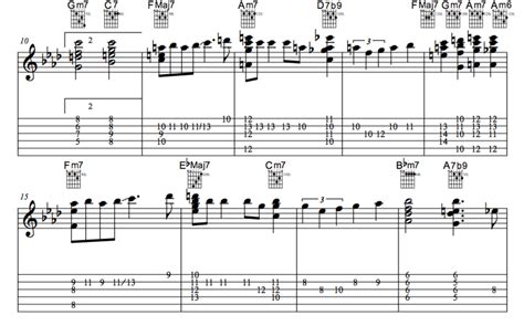 Our post on jazz chord progressionsis also a great resource for learning rhythm jazz guitar. Jazz Guitar Lessons • When Sunny Gets Blue Chord Melody ...