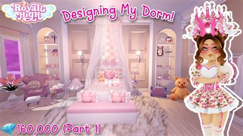 Decorating My Aesthetic Dorm In Royale High ☁️🌸 ~160k 💎~ Speed Build Part 1 Youtube