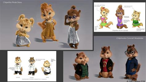 Alvin And The Chipmunks Names The Chipettes Human Language Little