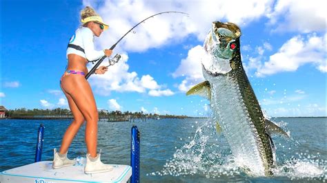 Fish Bigger Than Me Massive Tarpon Fishing In The Florida Keys Youtube