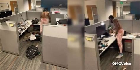 Unable To Afford Rent This Man Moves Into His Office Desk At Work