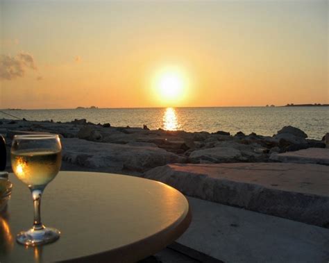 Sunset Sea Wine Glass Photos In  Format Free And Easy Download