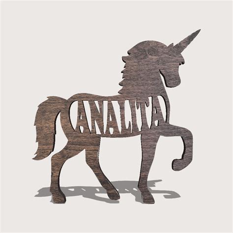 Unicorn Name The Holz Brothers Downloadable Scroll Saw