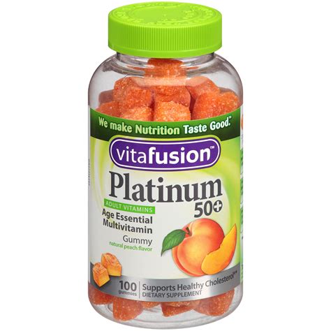Vitafusion™ Platinum Age Essential Multivitamin 50 Gummy Vitamins