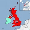 Vereinigtes Königreich von Tullinge - Landkarte für das Vereinigtes ...