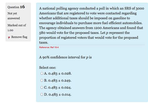 Solved A National Polling Agency Conducted A Poll In Which Chegg Com