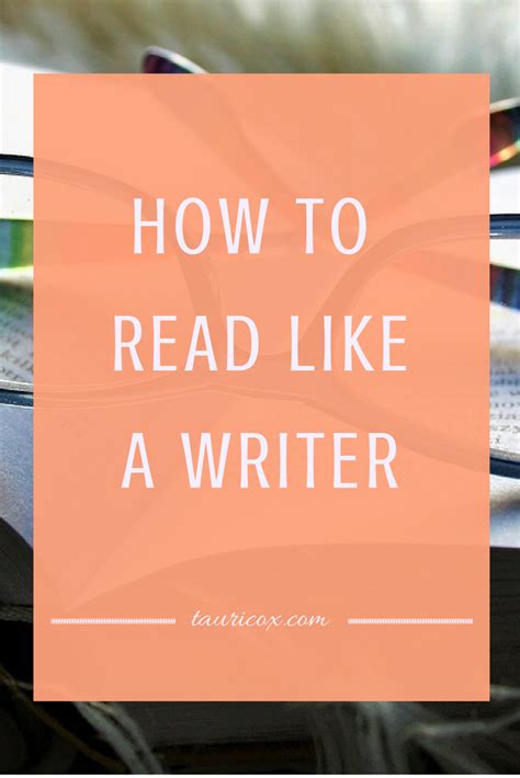 How To Read Like A Writer Book Writing Tips Writing Tips Writing A Book