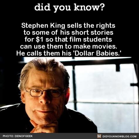 Stephen King Sells The Rights To Some Of His Short Stephen King