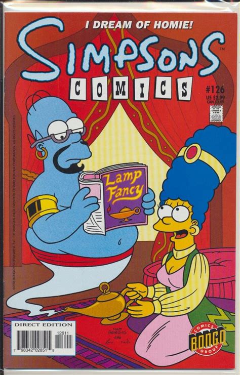 Simpsons Comics 126 Vfnm Collectors Edge Comics