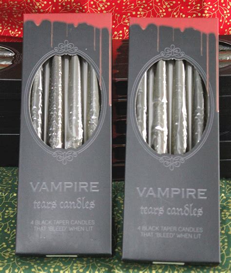 Pack Of 4 Vampire Tears Candles Something Wiccan Ltd