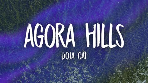 Doja Cat Agora Hills Lyrics Youtube